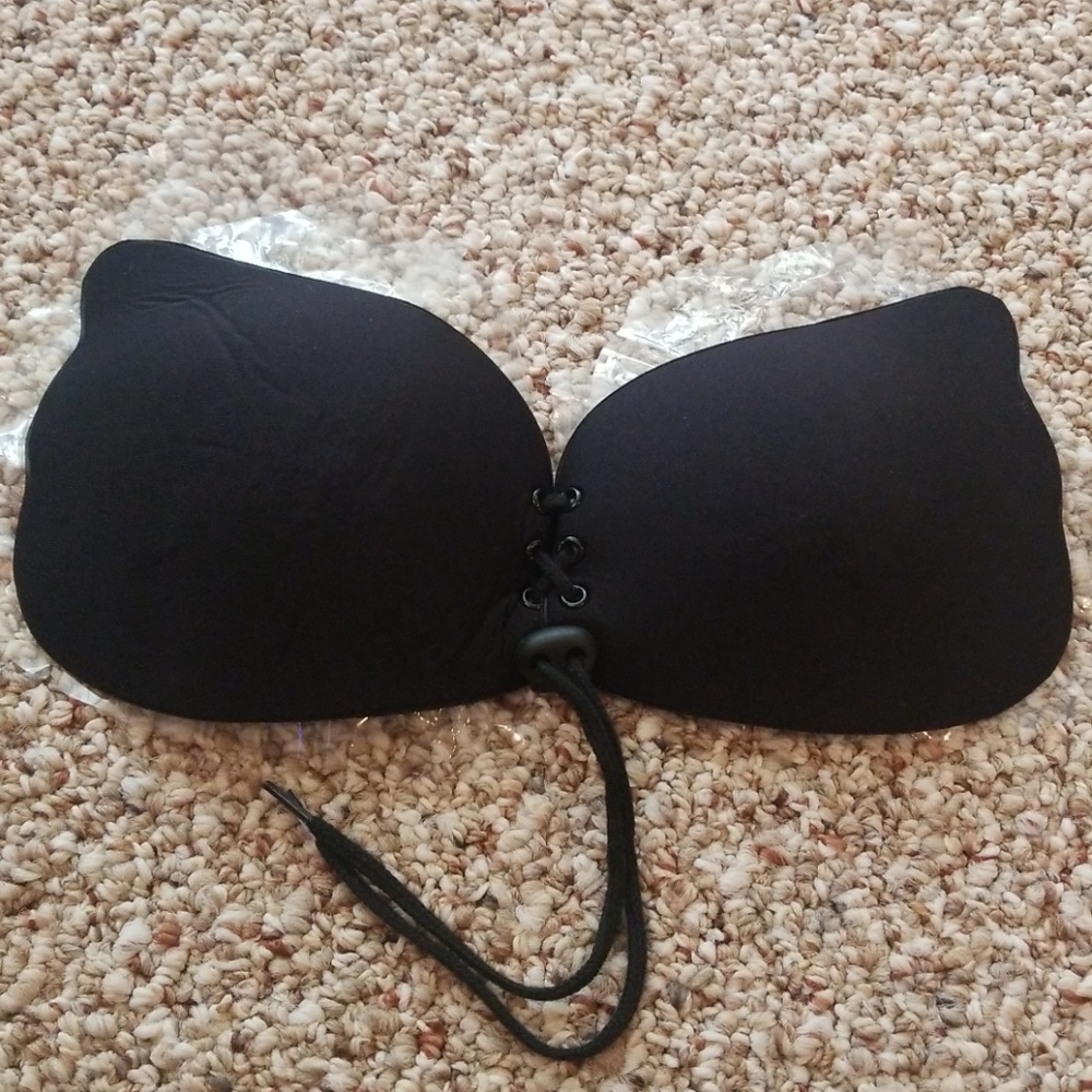 NEW Black Sticky Bra - SIZE A